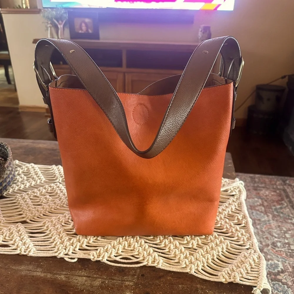 NWOT Burnt Orange Tote